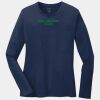 Ladies Long Sleeve 5.4 oz 100% Cotton T Shirt - BH Thumbnail